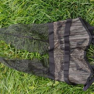 Beautiful black lace Lingerie Victoria's Secret Women's small